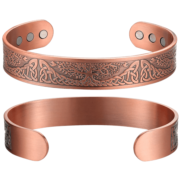MorningSave Adjustable Tree Of Life Therapy Copper Bracelet