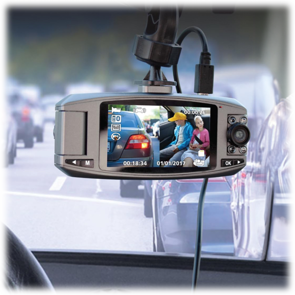 SideDeal: Whistler Dual Camera Rotating Dash Cam (D2200S) (Certified ...