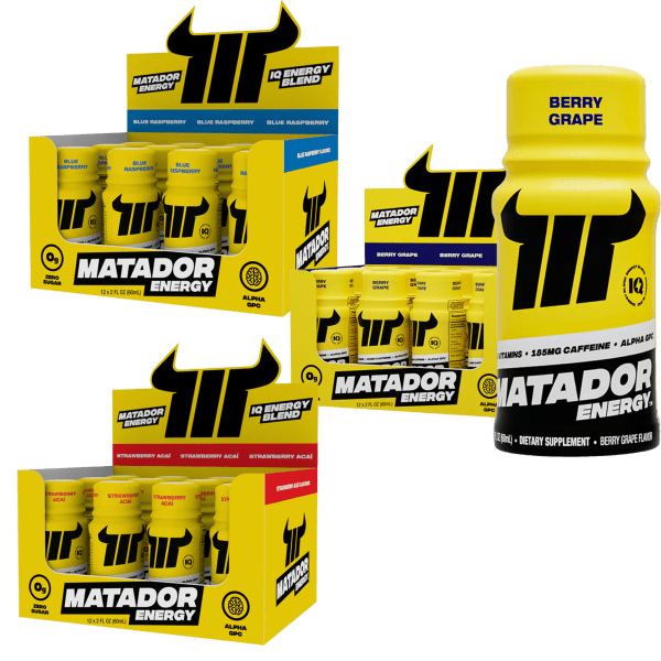 36-Pack: Matador Energy Shots Variety 36 for $19.99