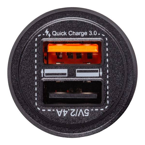 Meh 10Pack Hussell 30Watt Dual USB Car Chargers with QuickCharge 3.0