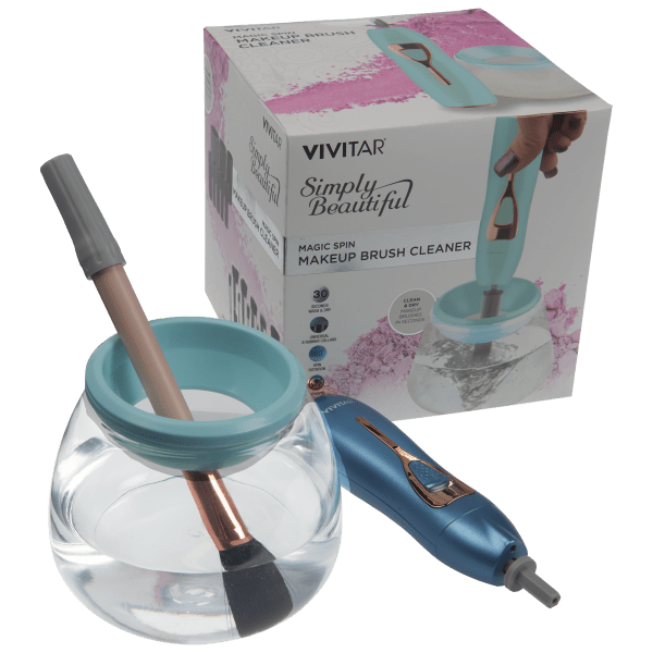 Meh Vivitar Magic Spin Electric Makeup Brush Cleaner
