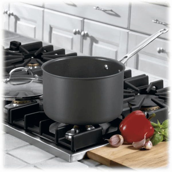 MorningSave Cuisinart Chef's Classic Anodized 4Quart Saucepan with Cover