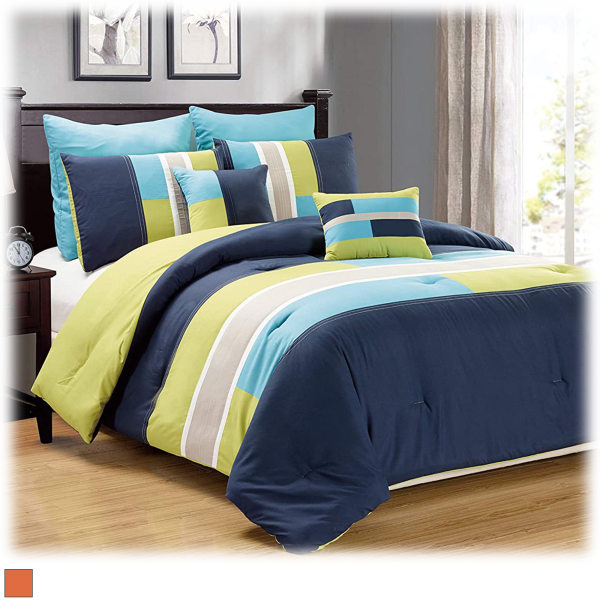 MorningSave Desiree 7 Piece Queen Comforter Set