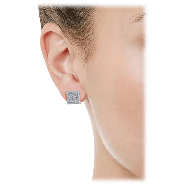 MorningSave Fifth and Fine 1/10 Carat TW Square Miracle Setting