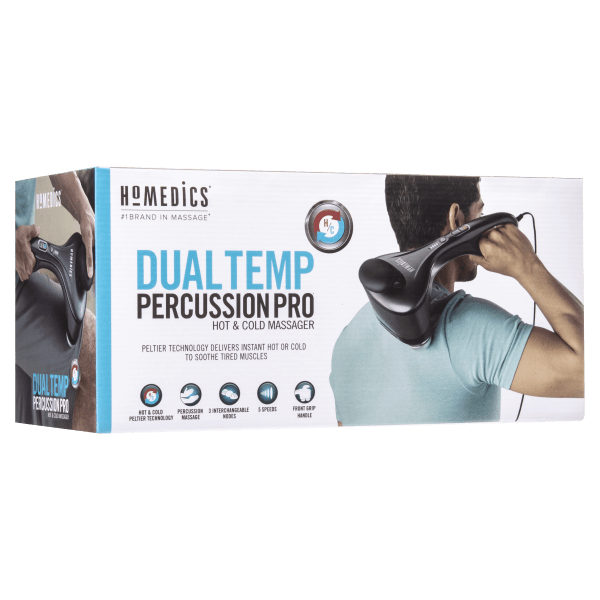 HoMedics Dual Temp Percussion Pro Hot & Cold Massager 