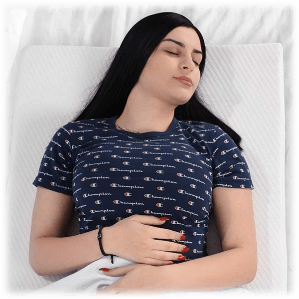 MorningSave Abco Tech Bed Wedge Pillow with Memory Foam Top