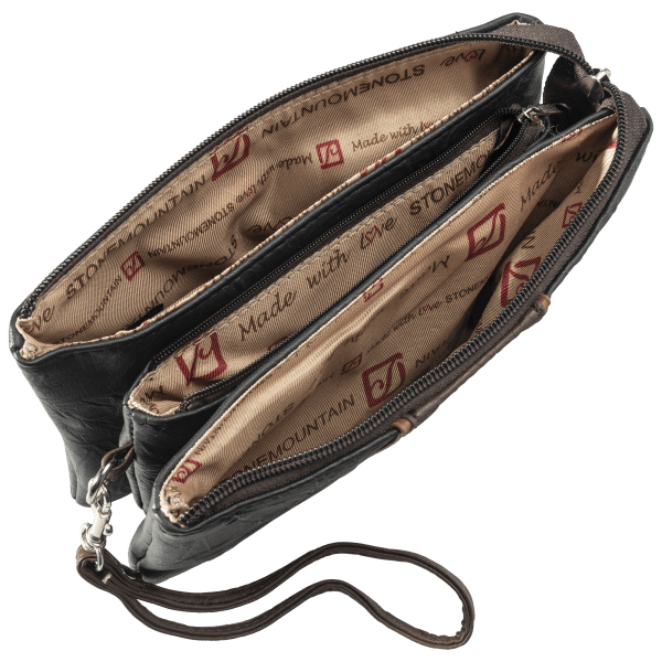 stone mountain crossbody bag with charger