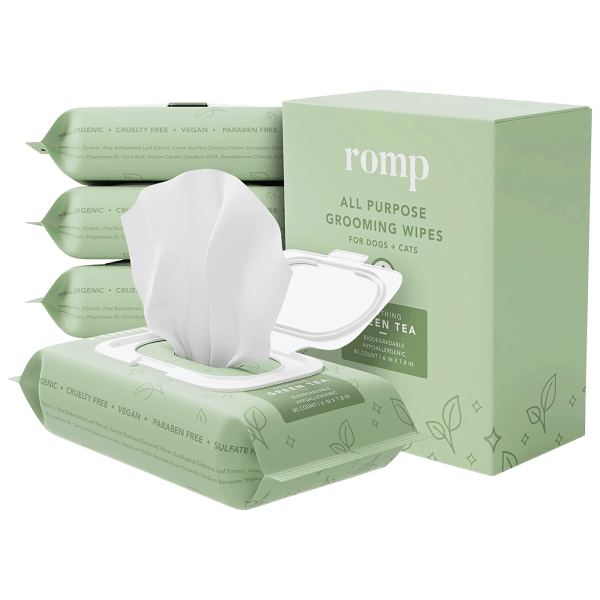 Meh 8Pack ROMP Pet Cleaning Wipes (640 wipes)