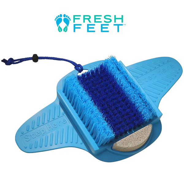 MorningSave Fresh Feet Foot Scrubber Deluxe with Pumice Stone