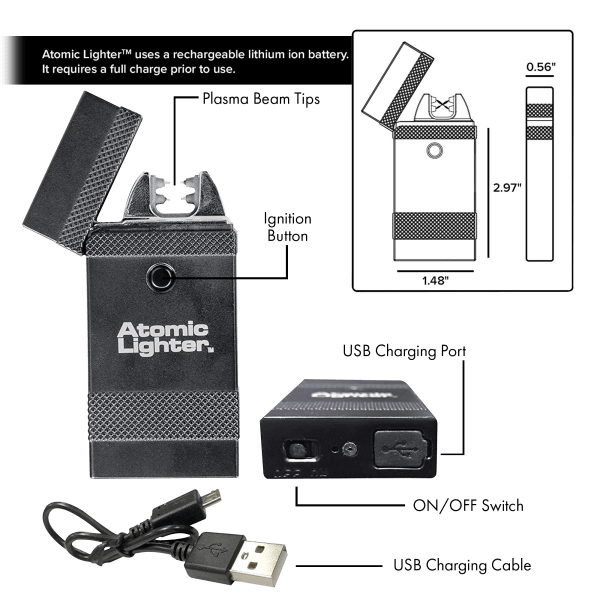 MorningSave ASOTV Atomic Original Rechargeable Electric Lighter