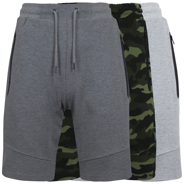 MorningSave 3Pack Women's LooseFit Tech Fleece Bermuda Lounge Shorts