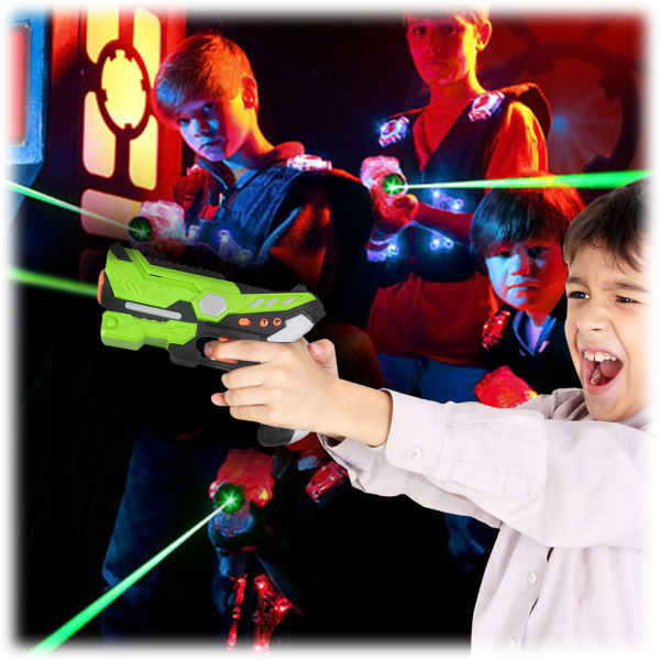 four person laser tag set