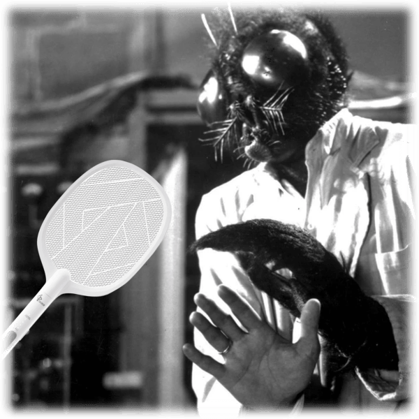 Meh 2Pack Gloue 3000 Volt Rechargeable Electric Fly Swatters with Stands