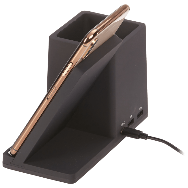 SideDeal Gabba Goods Desktop Wireless Charging Stand and Pen Holder