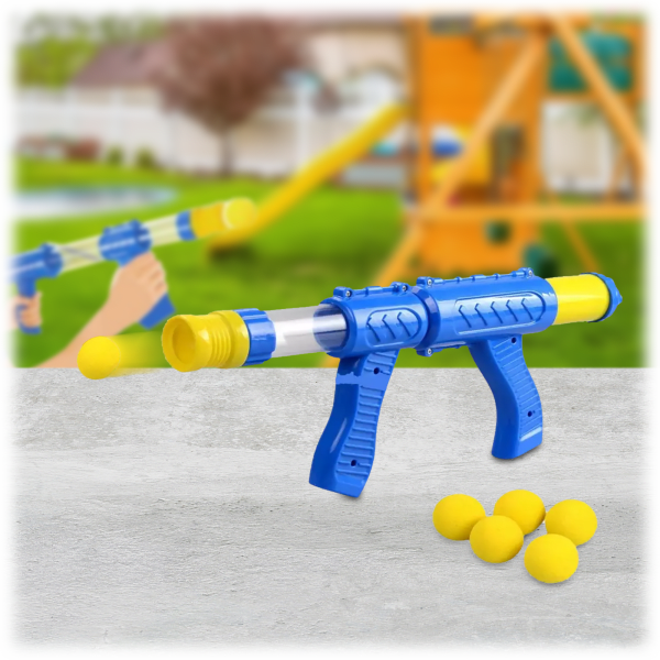 MorningSave 2Pack Ciana Boomstick Toy Ball Launcher With Foam Balls
