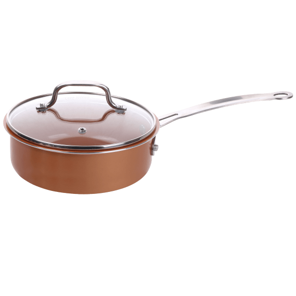 Copper Cook 8Piece Nonstick Copper Pan Set