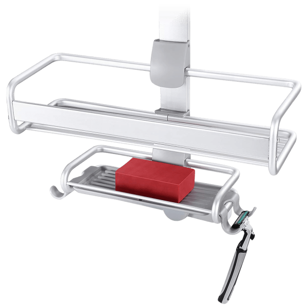 SideDeal Aluminum Hanging Shower Caddy & Bath Tub Caddy