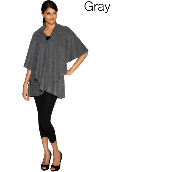 7 Ways to Wear ColorBlock Fleece Convertible Shawl by Shawl Dawls