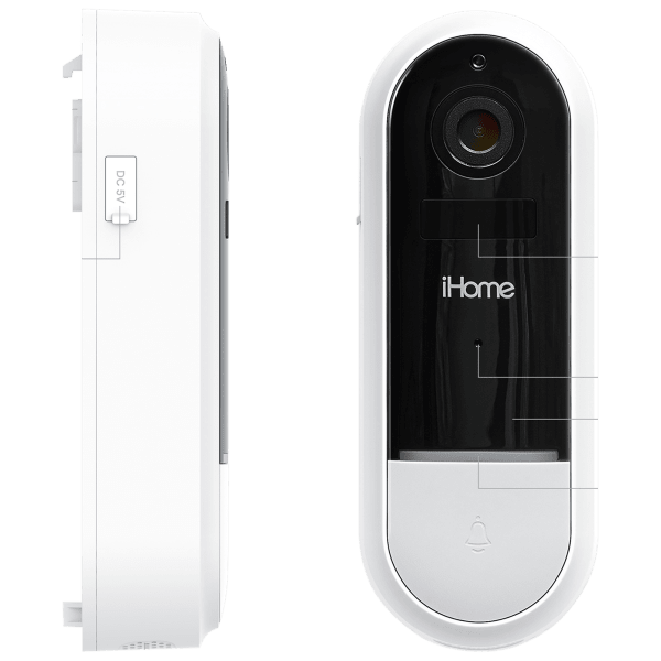 MorningSave iHome Insight Smart 1080p Battery Doorbell Camera