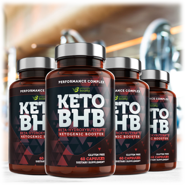 SideDeal 4Pack Vitamin Bounty Keto BHB BetaHydroxybutyrate