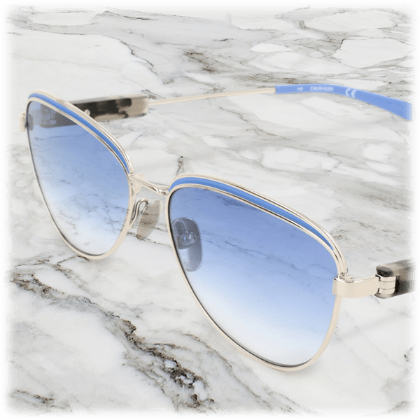 MorningSave Calvin Klein Women's Platinum Sunglasses