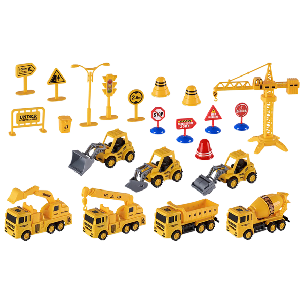 MorningSave Britenway 22Piece Construction Trucks Toy Set Toys for Kids