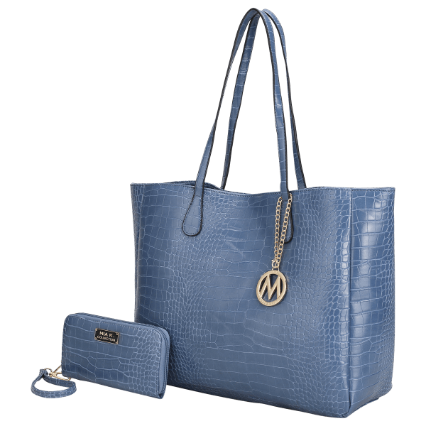 MKF Collection by Mia K. MKF Collection Sadie Oversized Tote & Wallet Set by Mia K
