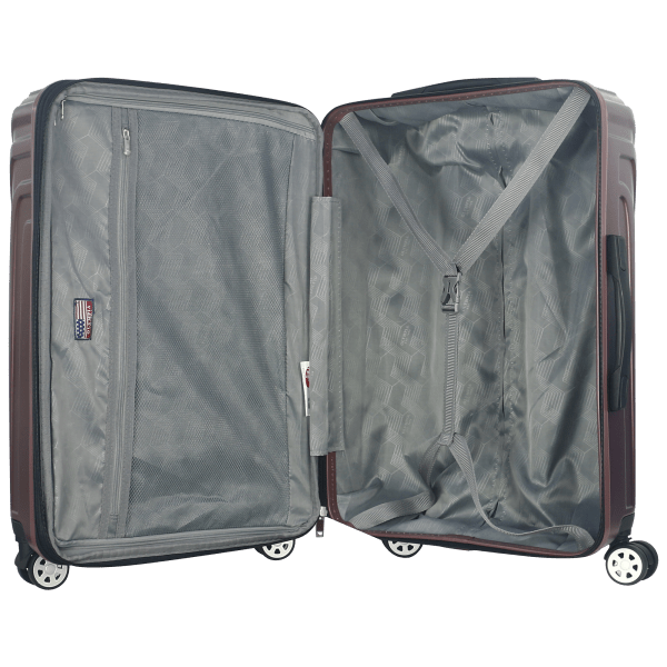 MorningSave Olympia USA Voyager 3Piece Premium Hardside 8Wheel