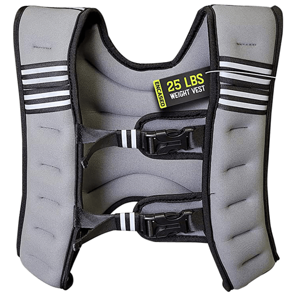 SideDeal Encased Weighted Workout Vest 6lb,12lb, 20lb, 25lb