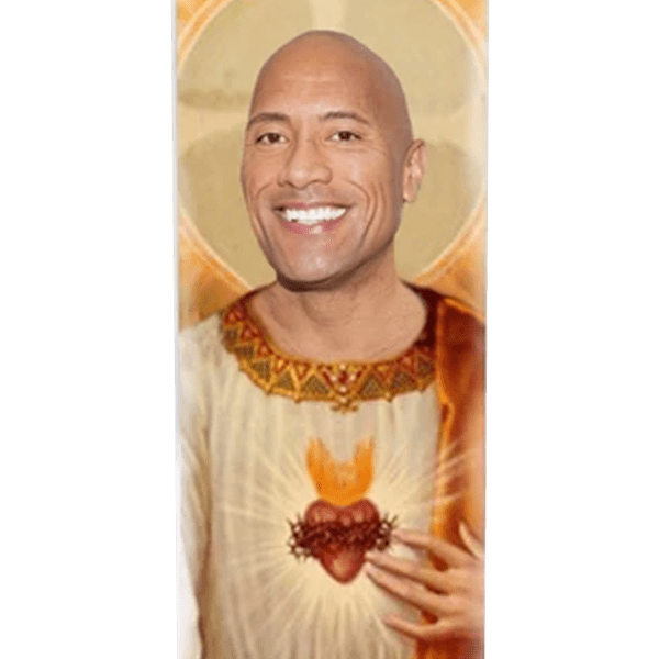 Meh 2Pack of Dwayne "The Rock" Johnson Prayer Candles
