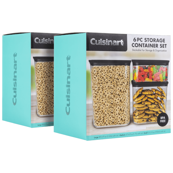 MorningSave Cuisinart 12Piece Pantry Storage Container Set