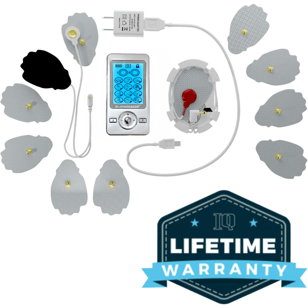 MorningSave iQ Technologies Pro V 12Mode EMS Tens Unit with 10 Pads