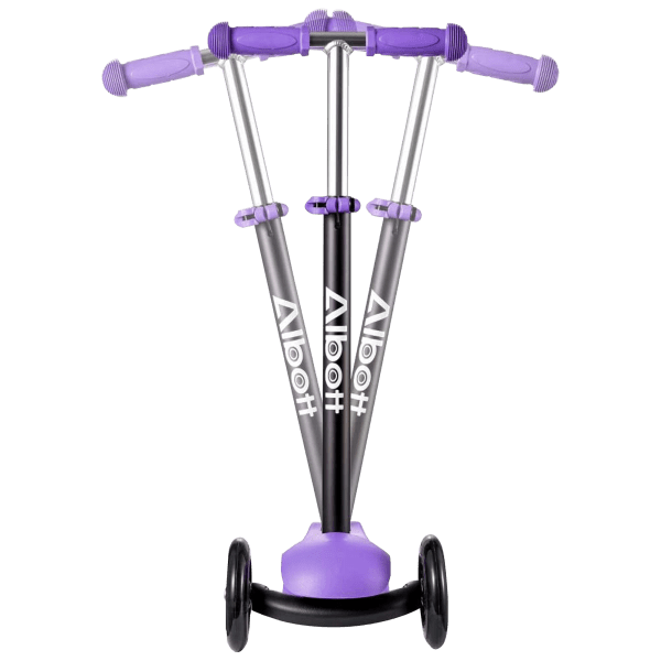 MorningSave Albott 3 Wheel Kick Scooter With Adjustable Height and