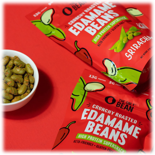 SideDeal 12Pack The Only Bean Dry Roasted Edamame Beans (BB 6/12/2022)