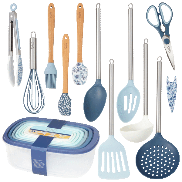 MorningSave: Cook with Color 5-Piece Nylon Utensil Set