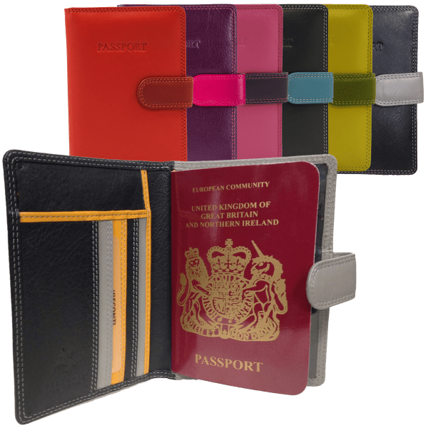 MorningSave Visconti RFID ID Theft Protection Leather Passport Wallet