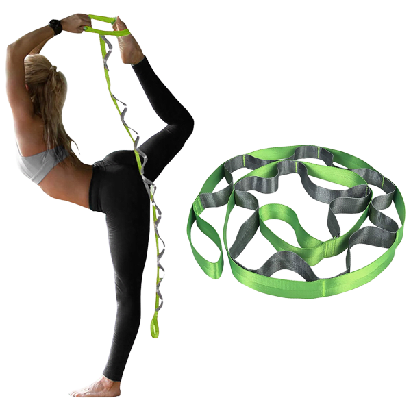 MorningSave Extreme Fit MultiLoop NonElastic Stretch Bands for Exercise