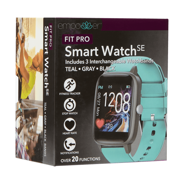 MorningSave Empower Fit Pro Smartwatch with Interchangeable Bands
