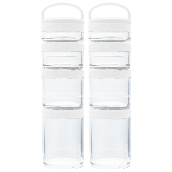 BlenderBottle GoStak Food Storage Containers 4-Piece Starter Pak