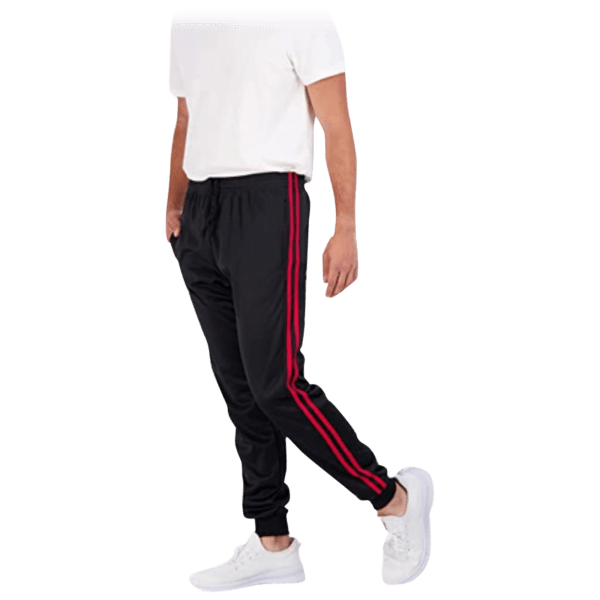MorningSave 3Pack Men's Fleece Active Tricot Joggers with Pockets
