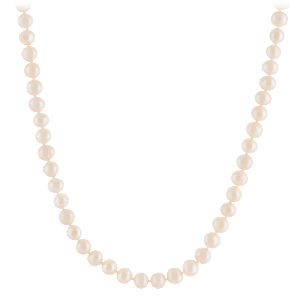 Morningsave Splendid Pearls 7 7 5mm Freshwater Pearl Necklace