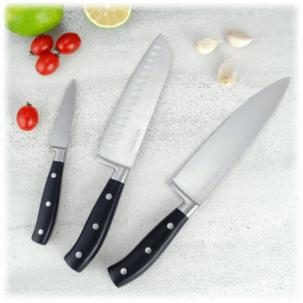 SideDeal: Kitchen HQ 3-Piece Forged Knife Set