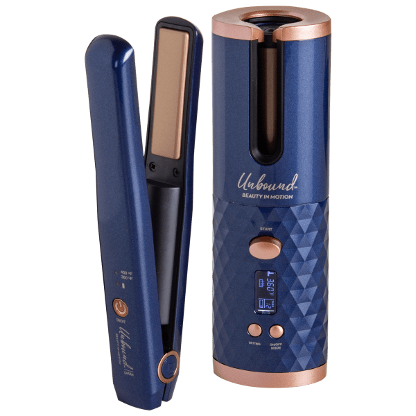 MorningSave Conair Unbound Rechargeable Auto Curler & Petite Flat Iron