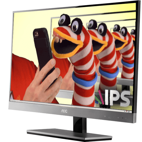 Meh AOC 27" IPS LED Frameless Monitor Black (Refurbished)