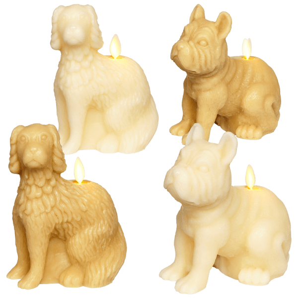 MorningSave Luminara Flameless DogShaped Candle