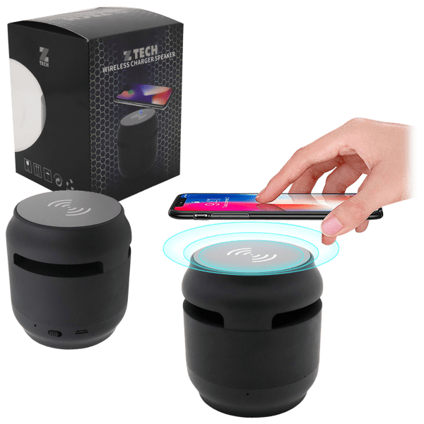 MorningSave ZTech 2in1 Bluetooth Speaker and Wireless Charging Pad