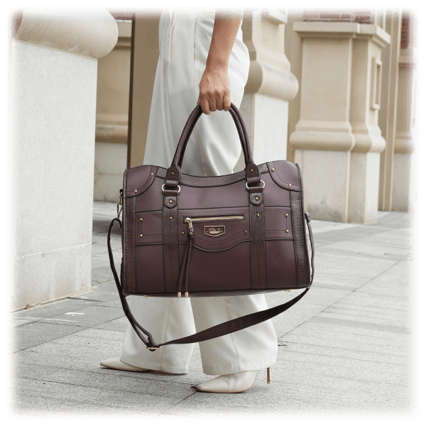 MorningSave MKF Collection Patricia Vegan Leather Duffle Bag By Mia K