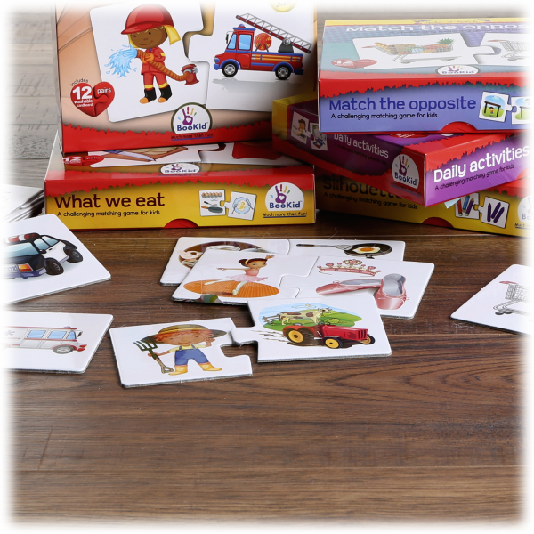 Meh Pick Your 3Pack BooKid Matching Games for Kids