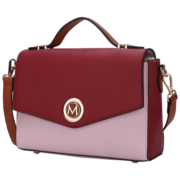 MKF Collection Havana Vegan Leather Smartphone Crossbody Handbag