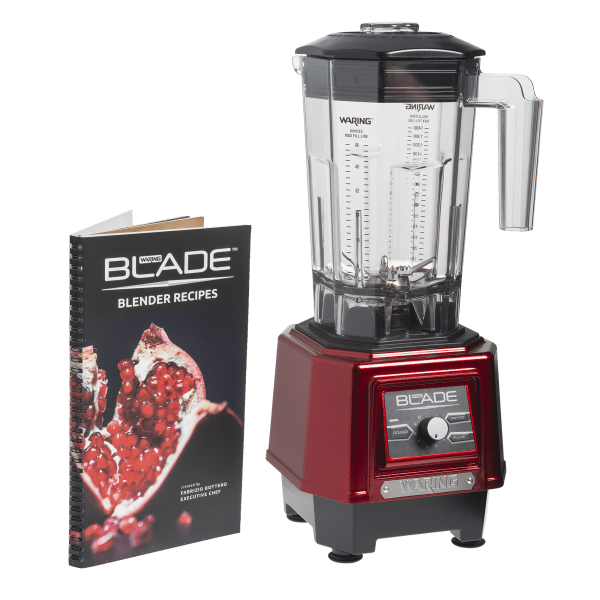 Red Waring Pro Blade Two-HP Blender with Variable Speed 